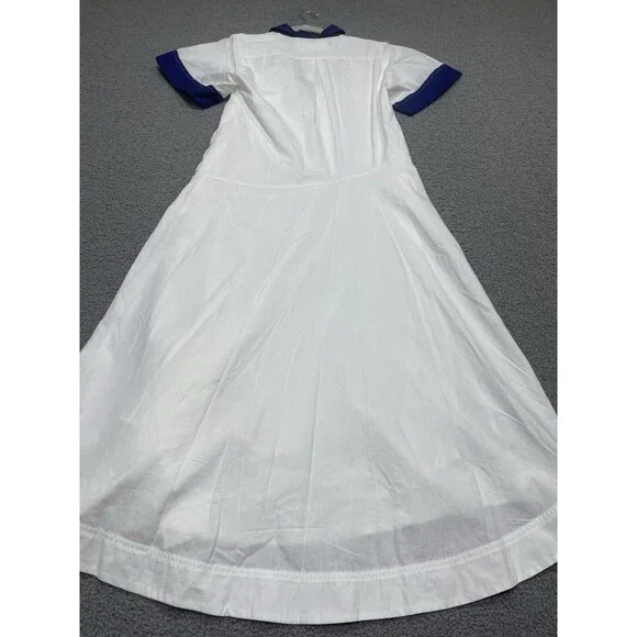 Anthropologie Maeve Shirt Dress Midi Cotton Oversize Comfort Preppy Boho XXS NWT - Picture 6 of 13